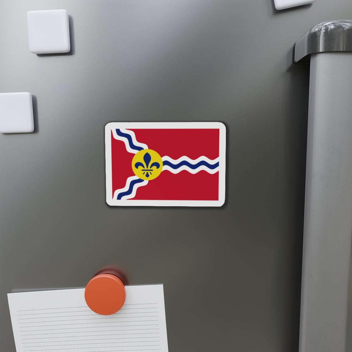 Flag of St. Louis Missouri - Die-Cut Magnet-The Sticker Space