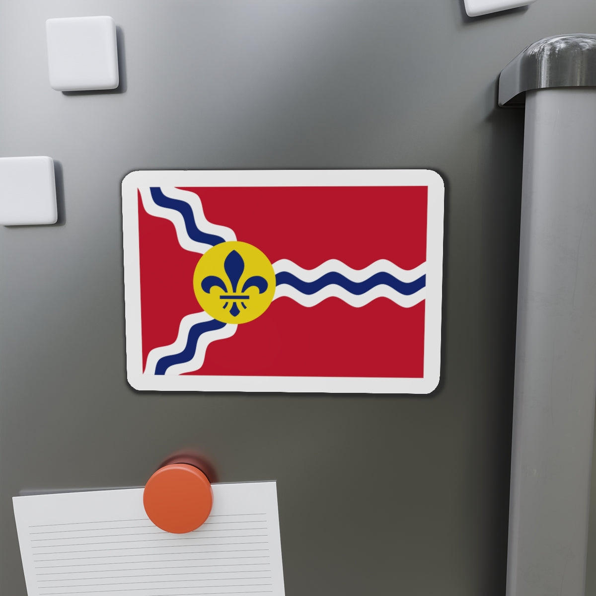 Flag of St. Louis Missouri - Die-Cut Magnet-The Sticker Space