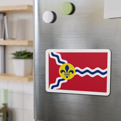 Flag of St. Louis Missouri - Die-Cut Magnet-The Sticker Space