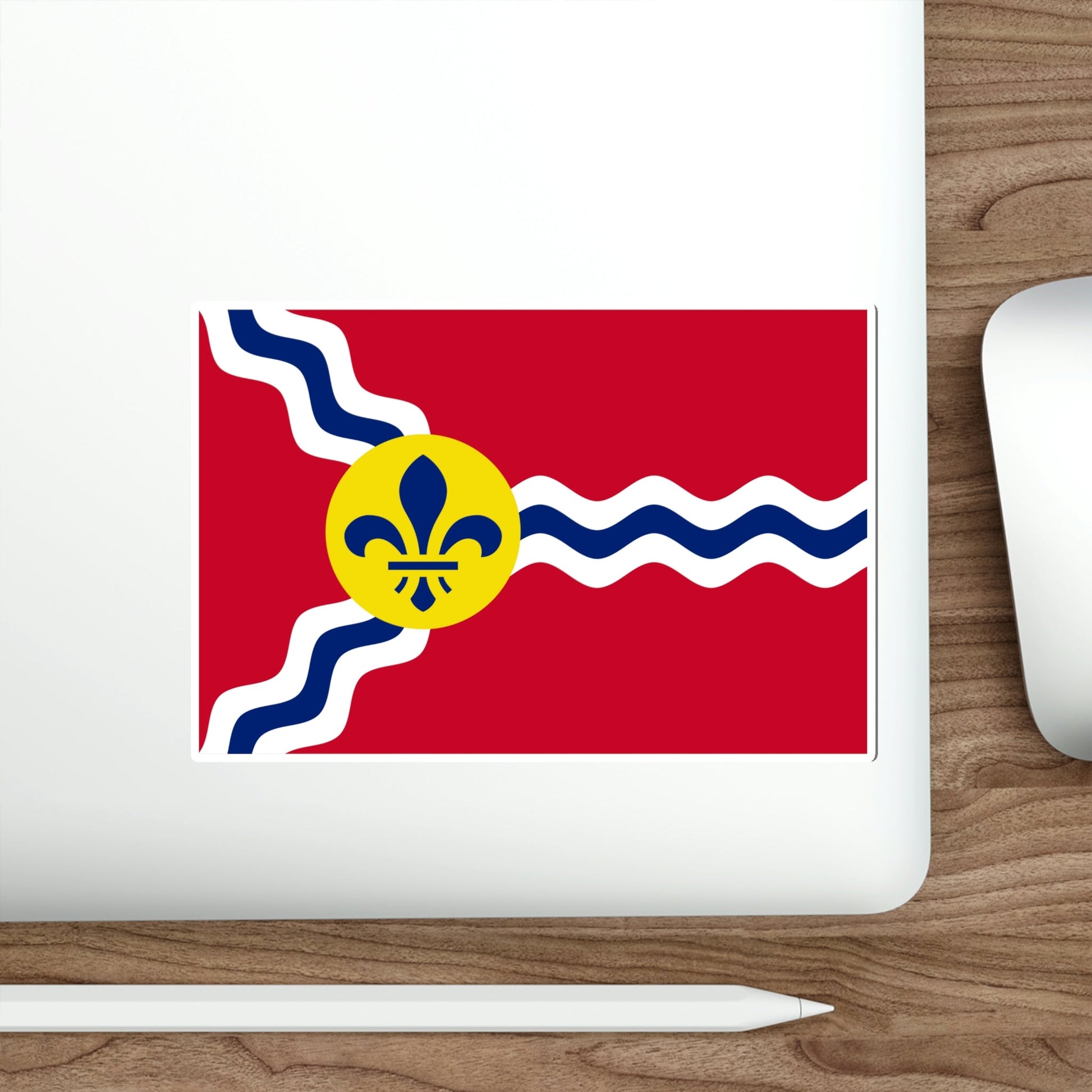 Flag of St. Louis Missouri USA STICKER Vinyl Die-Cut Decal-The Sticker Space