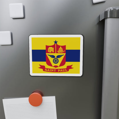 Flag of St. Paul Minnesota - Die-Cut Magnet-The Sticker Space