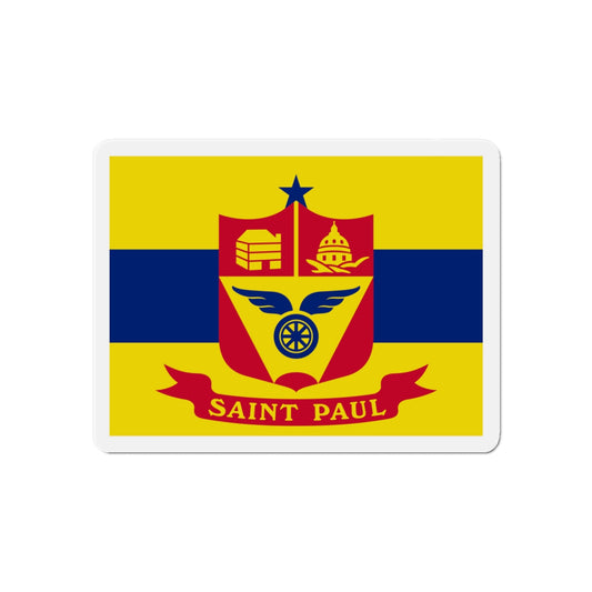 Flag of St. Paul Minnesota - Die-Cut Magnet-6 × 6"-The Sticker Space