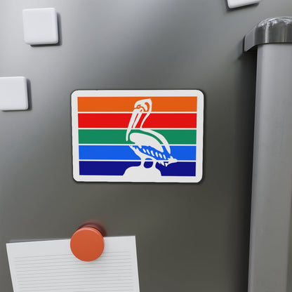 Flag of St. Petersburg Florida - Die-Cut Magnet-The Sticker Space