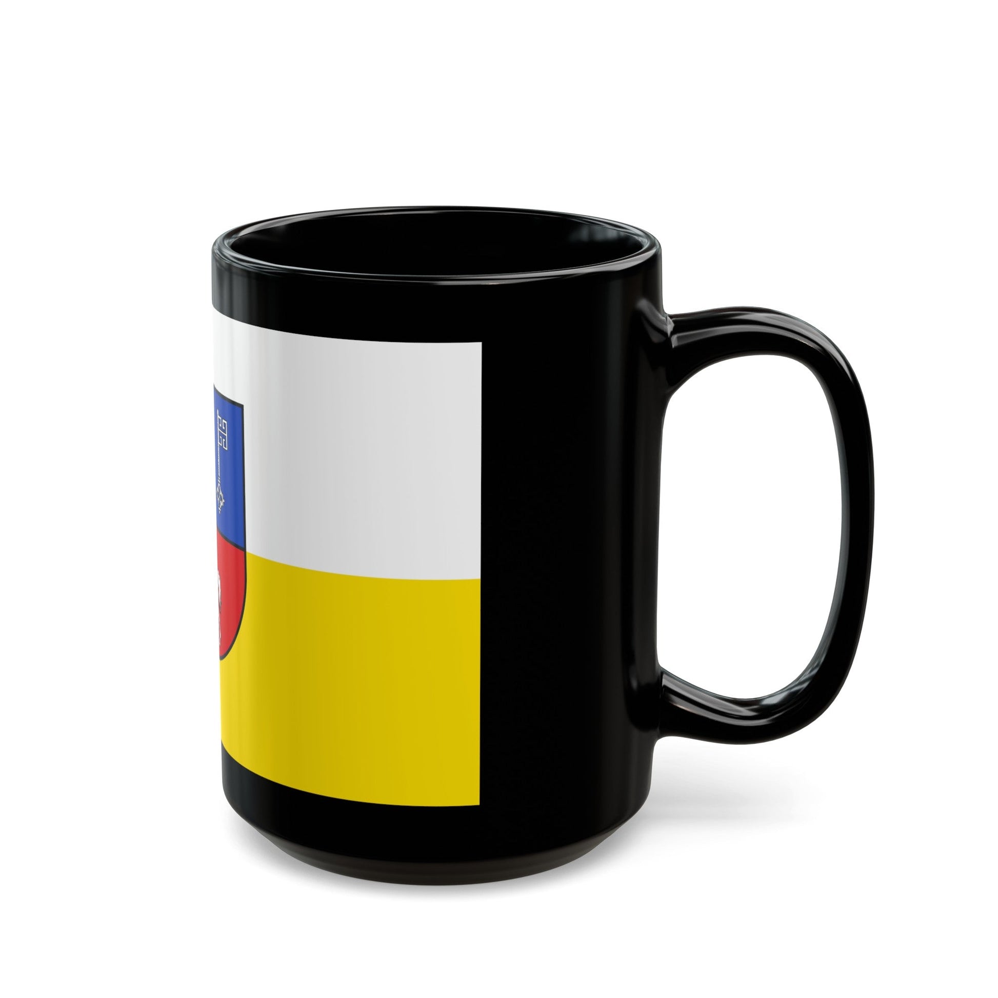 Flag of Stade Germany - Black Coffee Mug-The Sticker Space