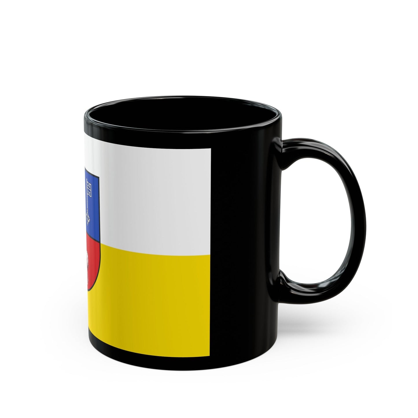 Flag of Stade Germany - Black Coffee Mug-The Sticker Space