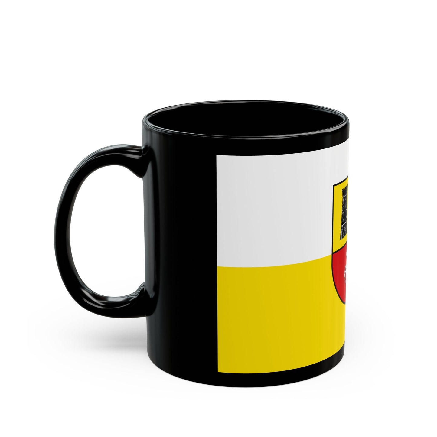 Flag of Stade Germany - Black Coffee Mug-The Sticker Space