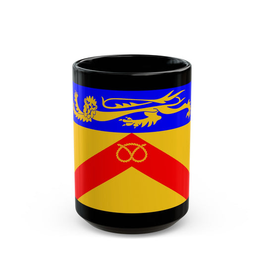 Flag of Staffordshire council UK - Black Coffee Mug-15oz-The Sticker Space