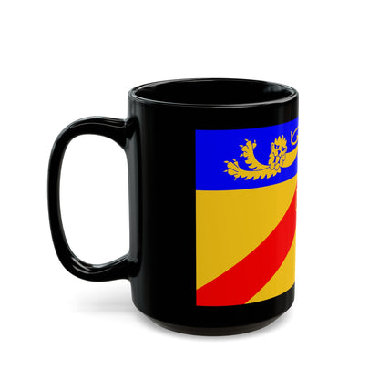 Flag of Staffordshire council UK - Black Coffee Mug-The Sticker Space