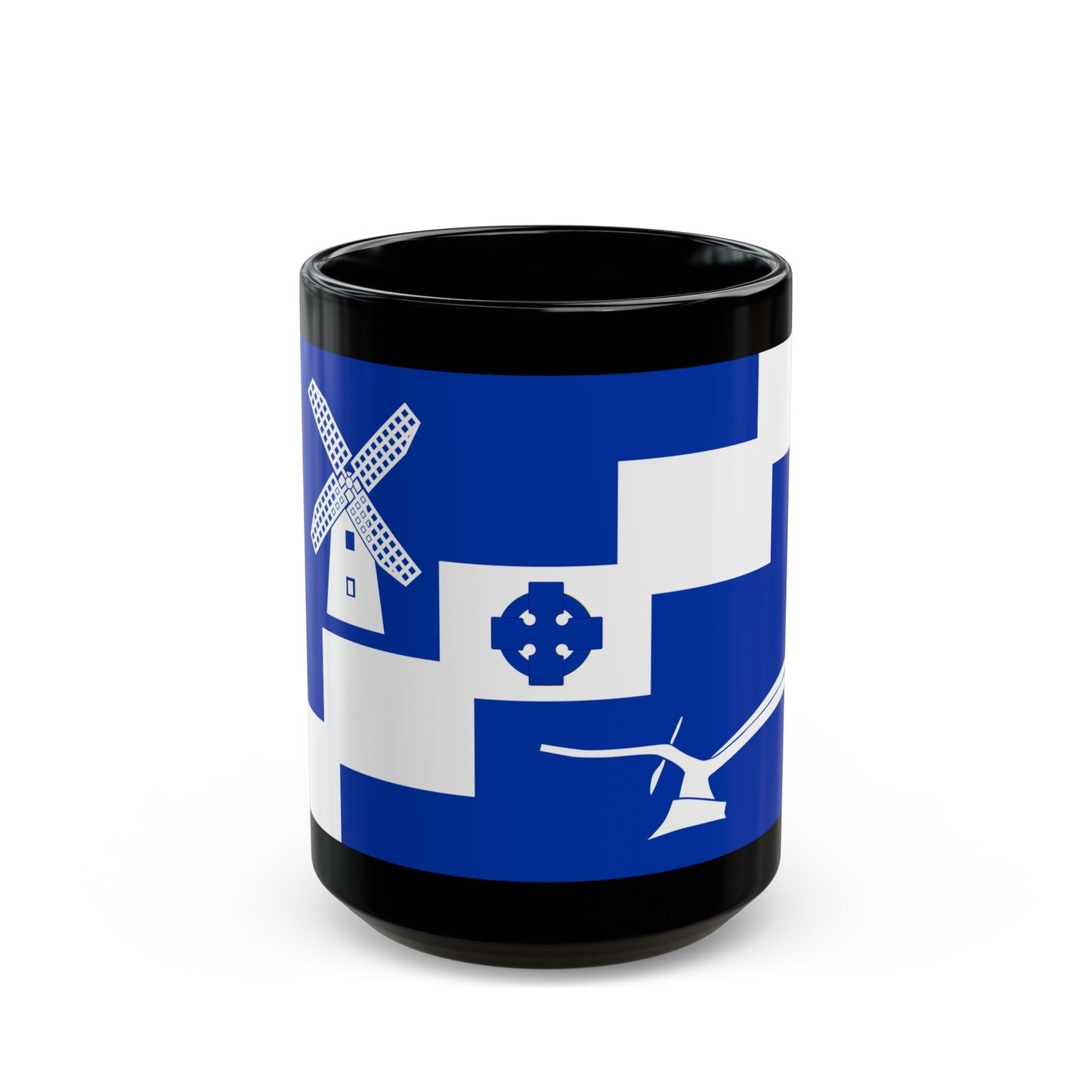 Flag of Staining UK - Black Coffee Mug-15oz-The Sticker Space