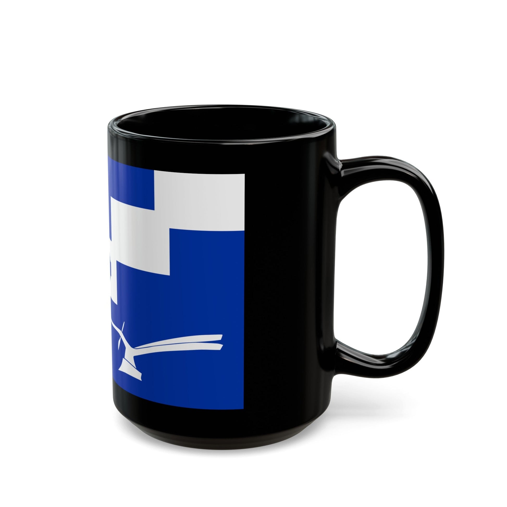 Flag of Staining UK - Black Coffee Mug-The Sticker Space