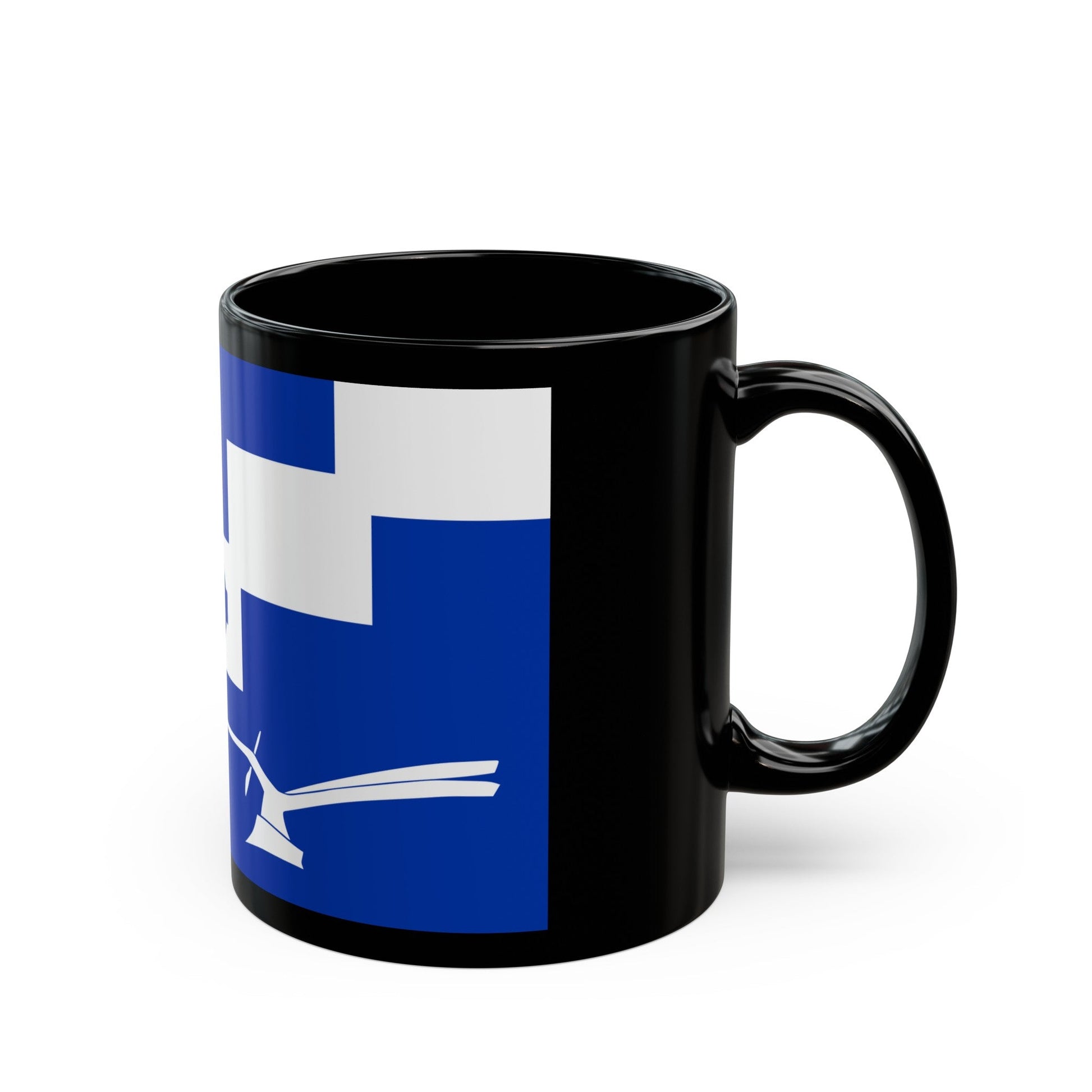 Flag of Staining UK - Black Coffee Mug-The Sticker Space