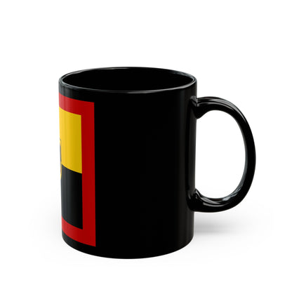 Flag of Standard of Inspector General of the Bundeswehr Germany - Black Coffee Mug-The Sticker Space