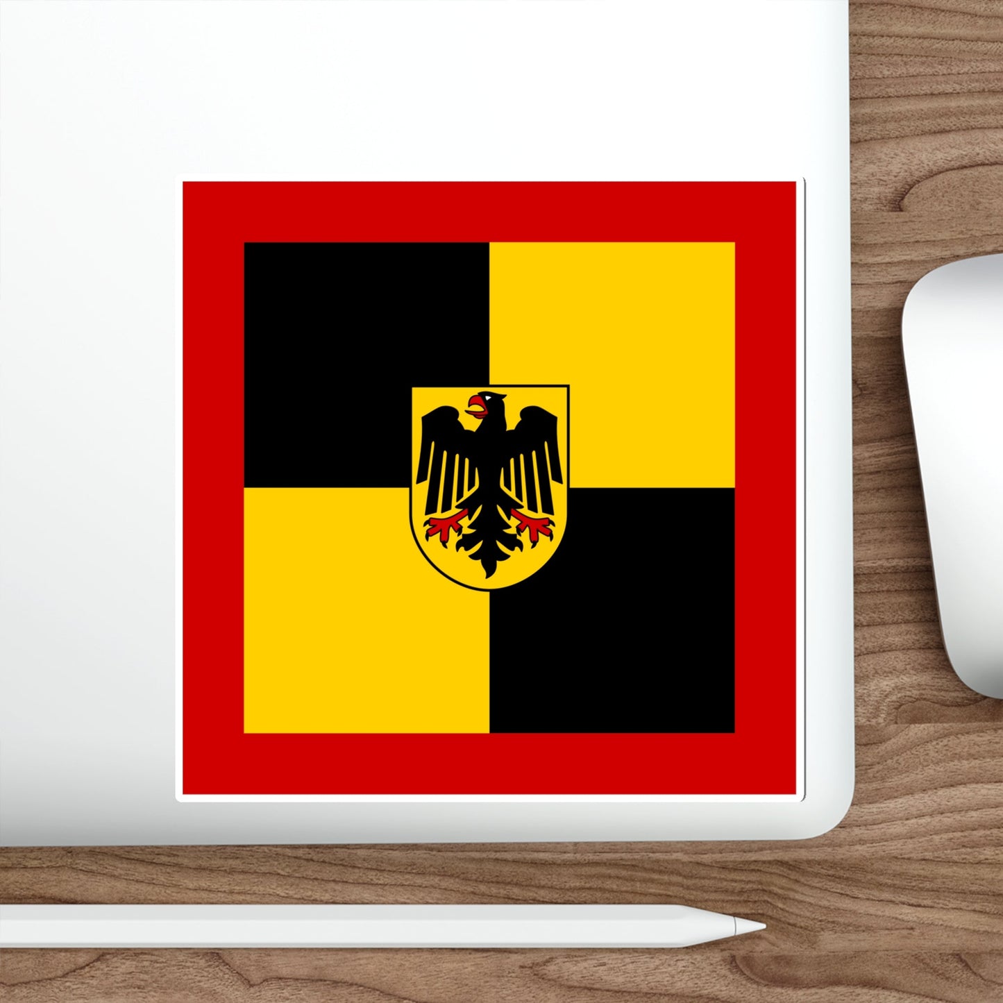 Flag of Standard of Inspector General of the Bundeswehr Germany STICKER Vinyl Die-Cut Decal-The Sticker Space