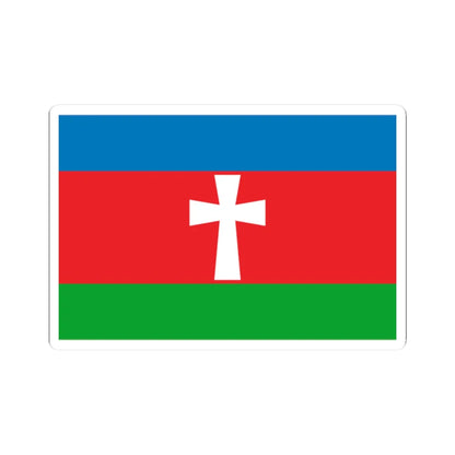 Flag of Stara Syniava raion (Ukraine) STICKER Vinyl Kiss-Cut Decal 2 Inch White - The Sticker Space