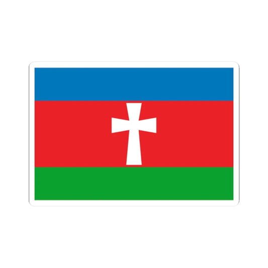 Flag of Stara Syniava raion (Ukraine) STICKER Vinyl Kiss-Cut Decal 2 Inch White - The Sticker Space