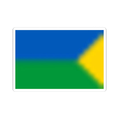 Flag of Stara Ushytsia Hromada (Ukraine) STICKER Vinyl Kiss-Cut Decal 6 Inch White - The Sticker Space