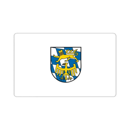 Flag of Starnberg Germany - STICKER Vinyl Kiss-Cut Decal 3 Inch White - The Sticker Space