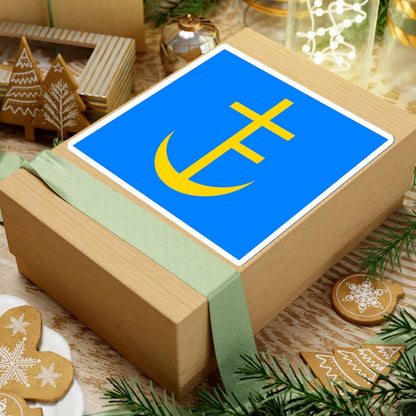 Flag of Staryi Sambir (Ukraine) STICKER Vinyl Kiss-Cut Decal - The Sticker Space