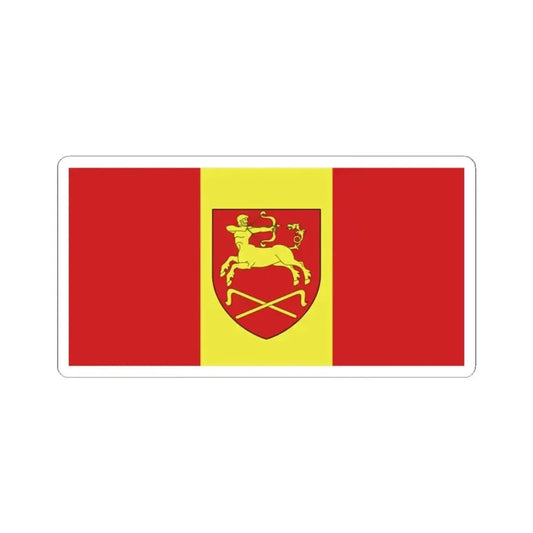 Flag of Staryja Darohi (Belarus) STICKER Vinyl Kiss-Cut Decal 2 Inch White - The Sticker Space