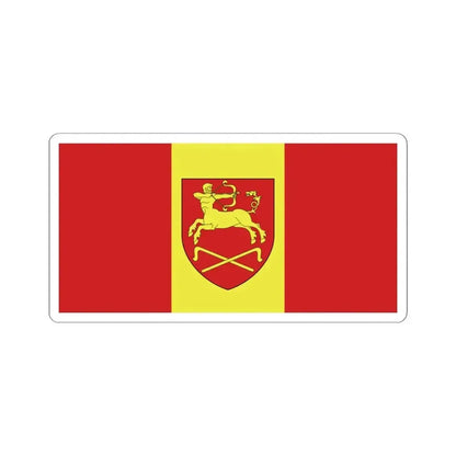 Flag of Staryja Darohi (Belarus) STICKER Vinyl Kiss-Cut Decal 4 Inch White - The Sticker Space