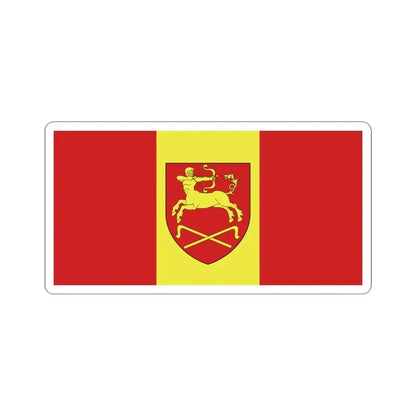 Flag of Staryja Darohi (Belarus) STICKER Vinyl Kiss-Cut Decal 6 Inch White - The Sticker Space