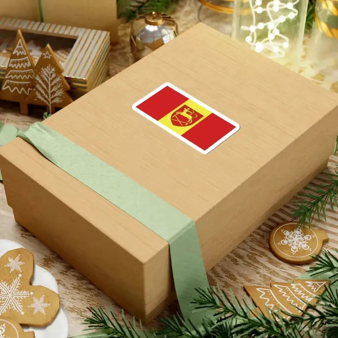 Flag of Staryja Darohi (Belarus) STICKER Vinyl Kiss-Cut Decal - The Sticker Space