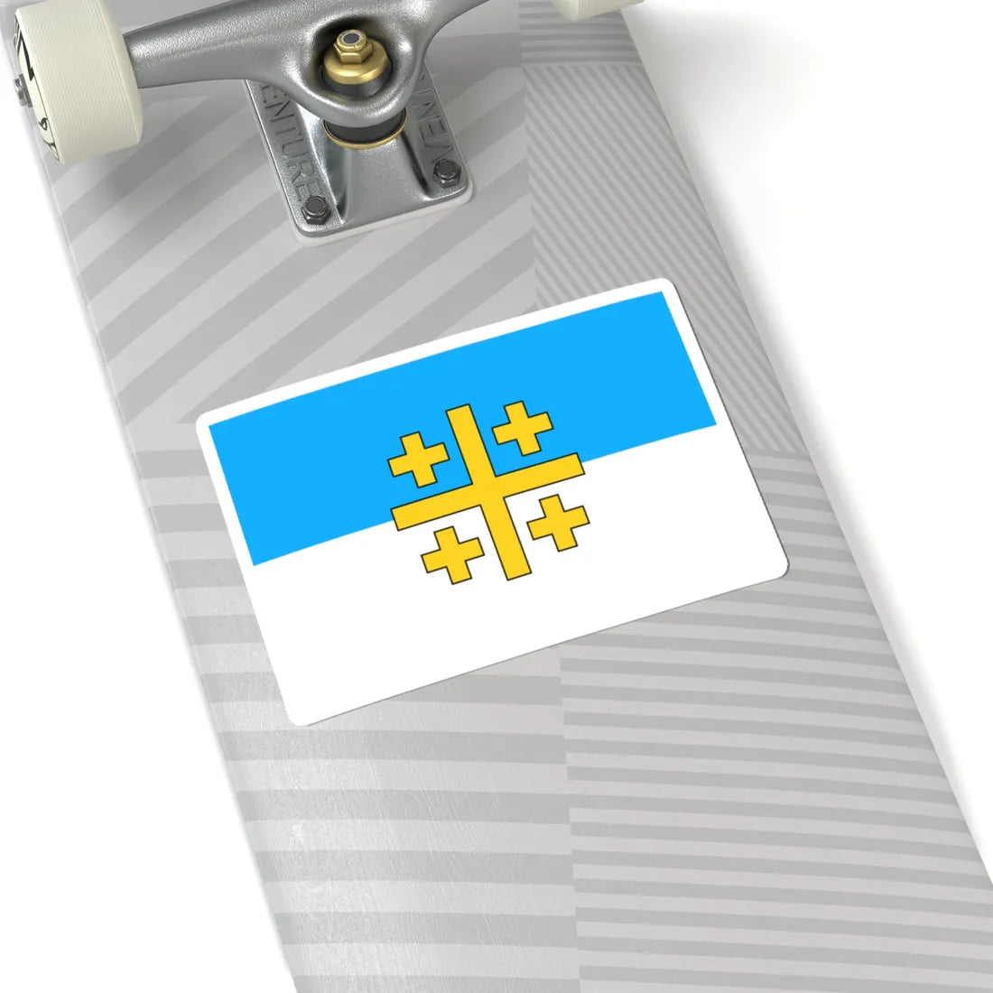 Flag of State of Palestine Proposal 4 (Palestine) STICKER Vinyl Kiss-Cut Decal - The Sticker Space
