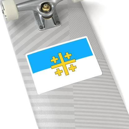 Flag of State of Palestine Proposal 4 (Palestine) STICKER Vinyl Kiss-Cut Decal - The Sticker Space