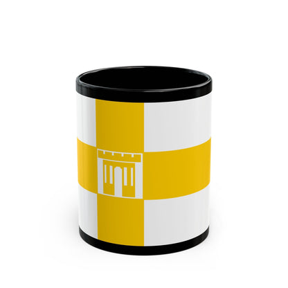 Flag of Stavropol Russia - Black Coffee Mug-11oz-The Sticker Space