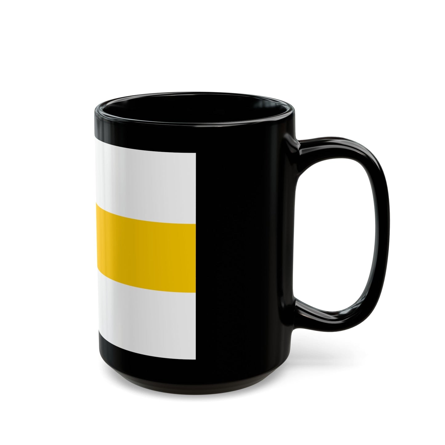 Flag of Stavropol Russia - Black Coffee Mug-The Sticker Space