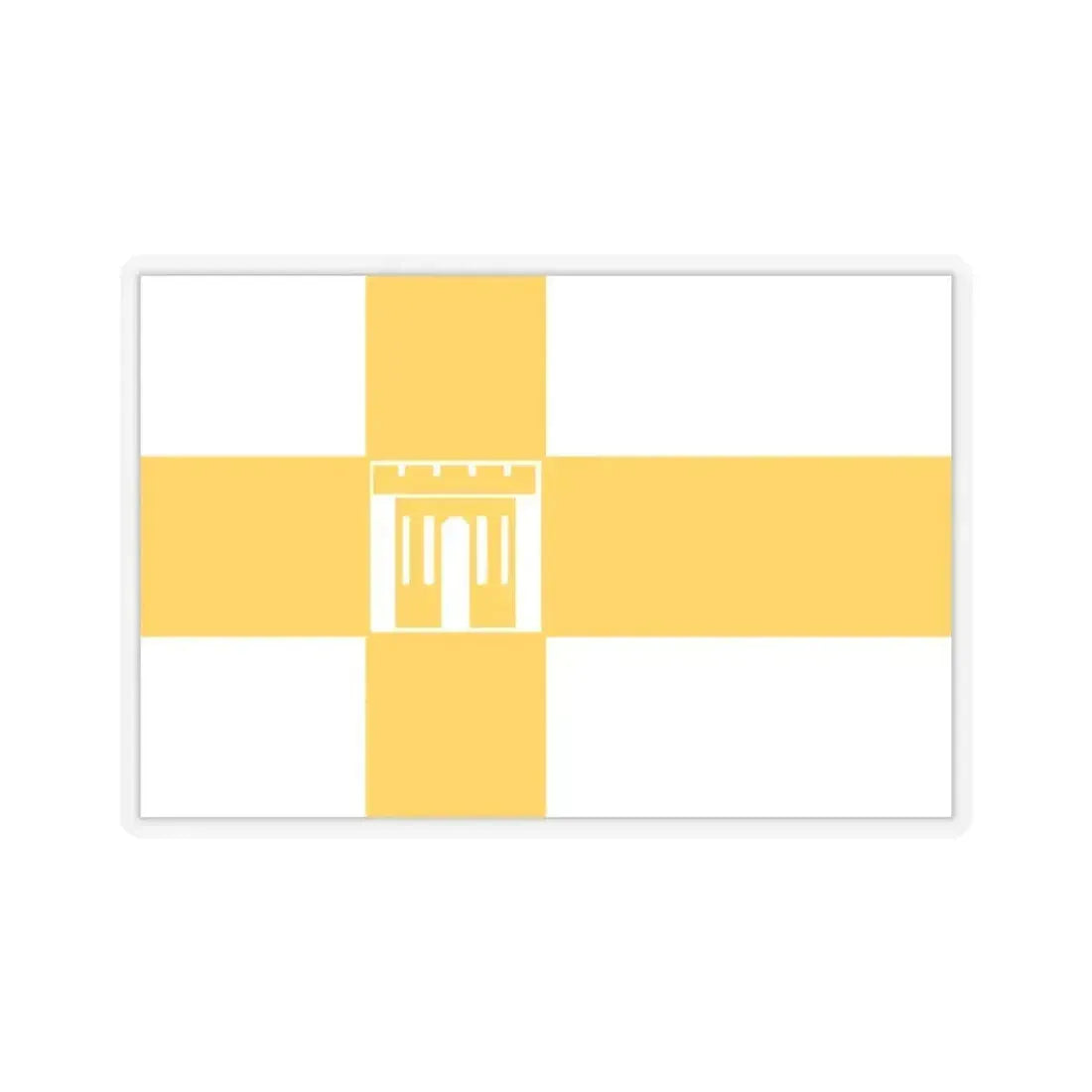 Flag of Stavropol Russia - STICKER Vinyl Kiss-Cut Decal 3 Inch Transparent - The Sticker Space