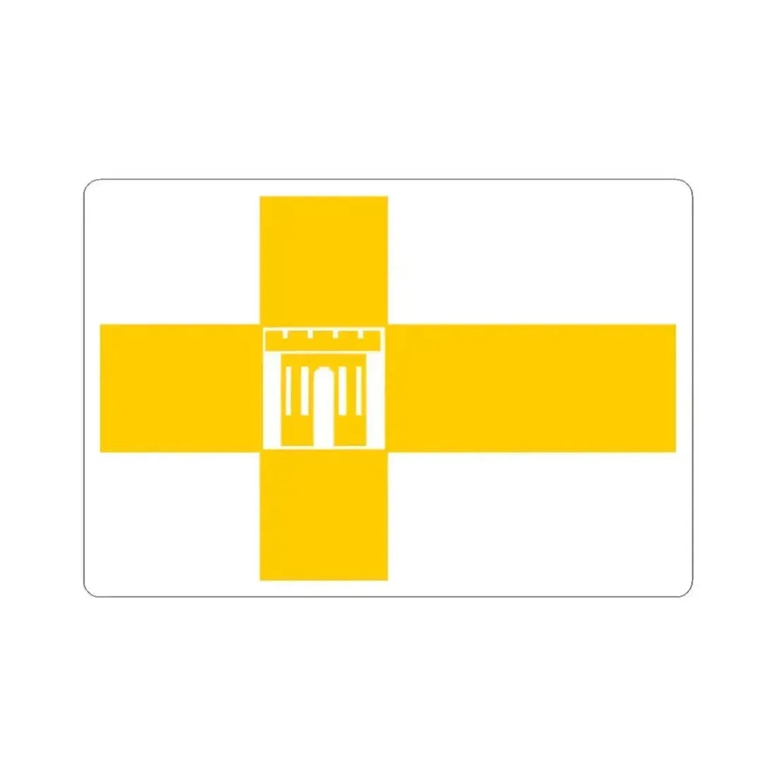 Flag of Stavropol Russia - STICKER Vinyl Kiss-Cut Decal 3 Inch White - The Sticker Space