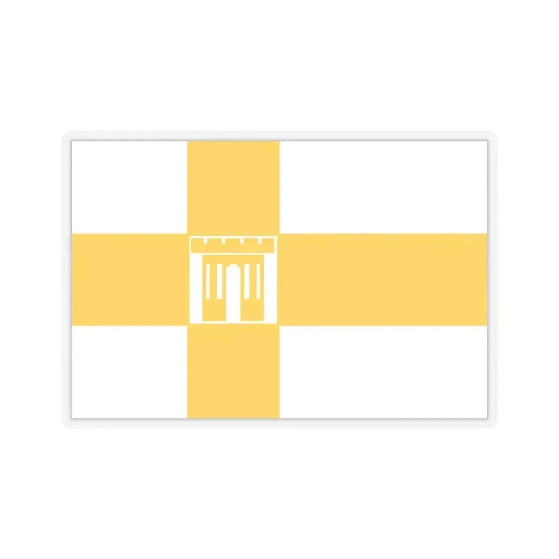 Flag of Stavropol Russia - STICKER Vinyl Kiss-Cut Decal 4 Inch Transparent - The Sticker Space