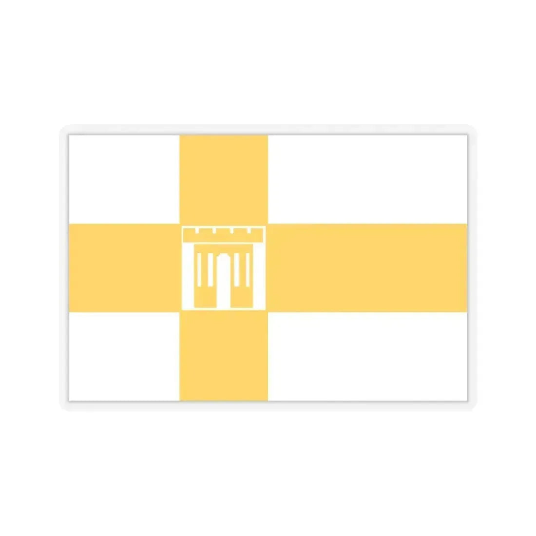 Flag of Stavropol Russia - STICKER Vinyl Kiss-Cut Decal 6 Inch Transparent - The Sticker Space