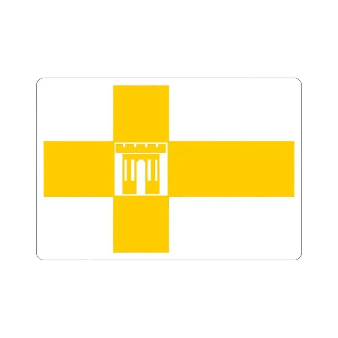Flag of Stavropol Russia - STICKER Vinyl Kiss-Cut Decal 6 Inch White - The Sticker Space