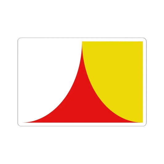 Flag of Steenokkerzeel (Belgium) STICKER Vinyl Kiss-Cut Decal 2 Inch White - The Sticker Space