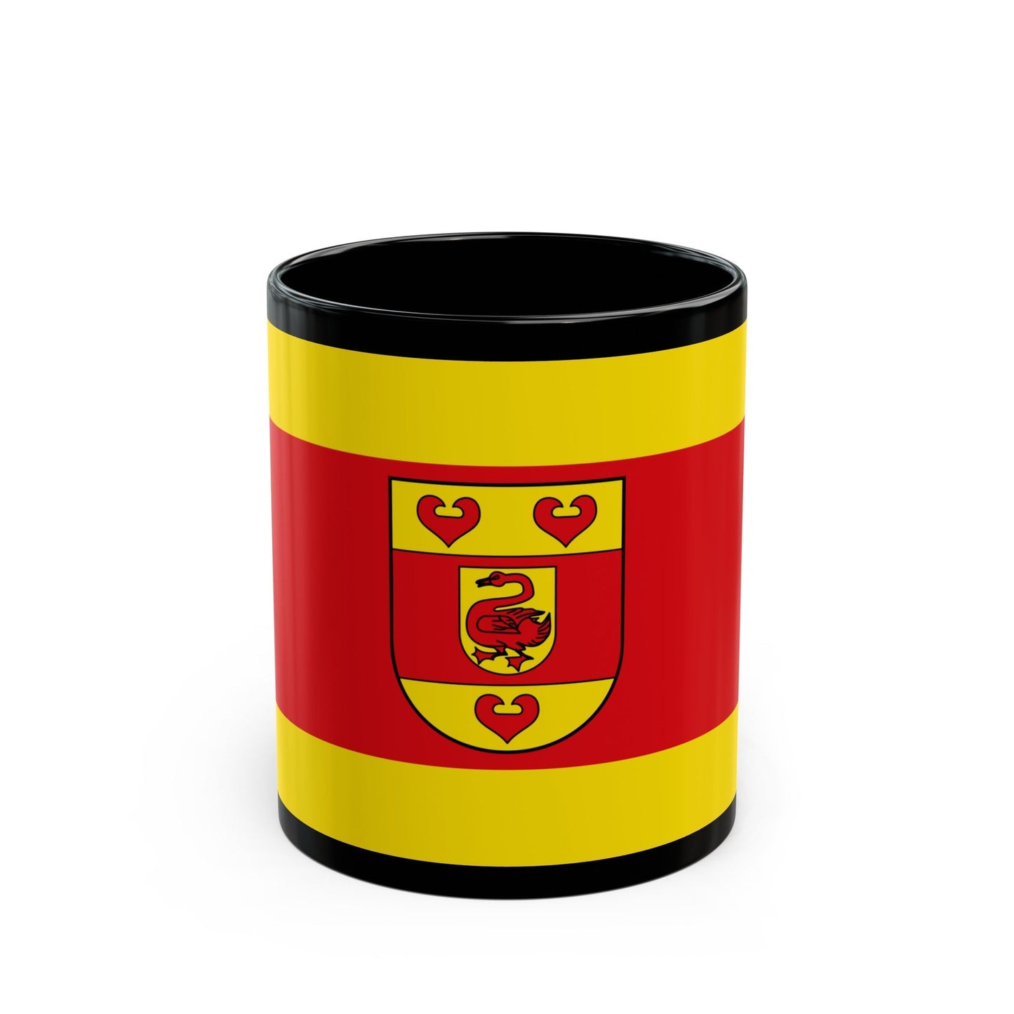 Flag of Steinfurt Germany - Black Coffee Mug-11oz-The Sticker Space