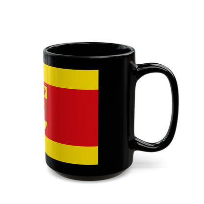 Flag of Steinfurt Germany - Black Coffee Mug-The Sticker Space