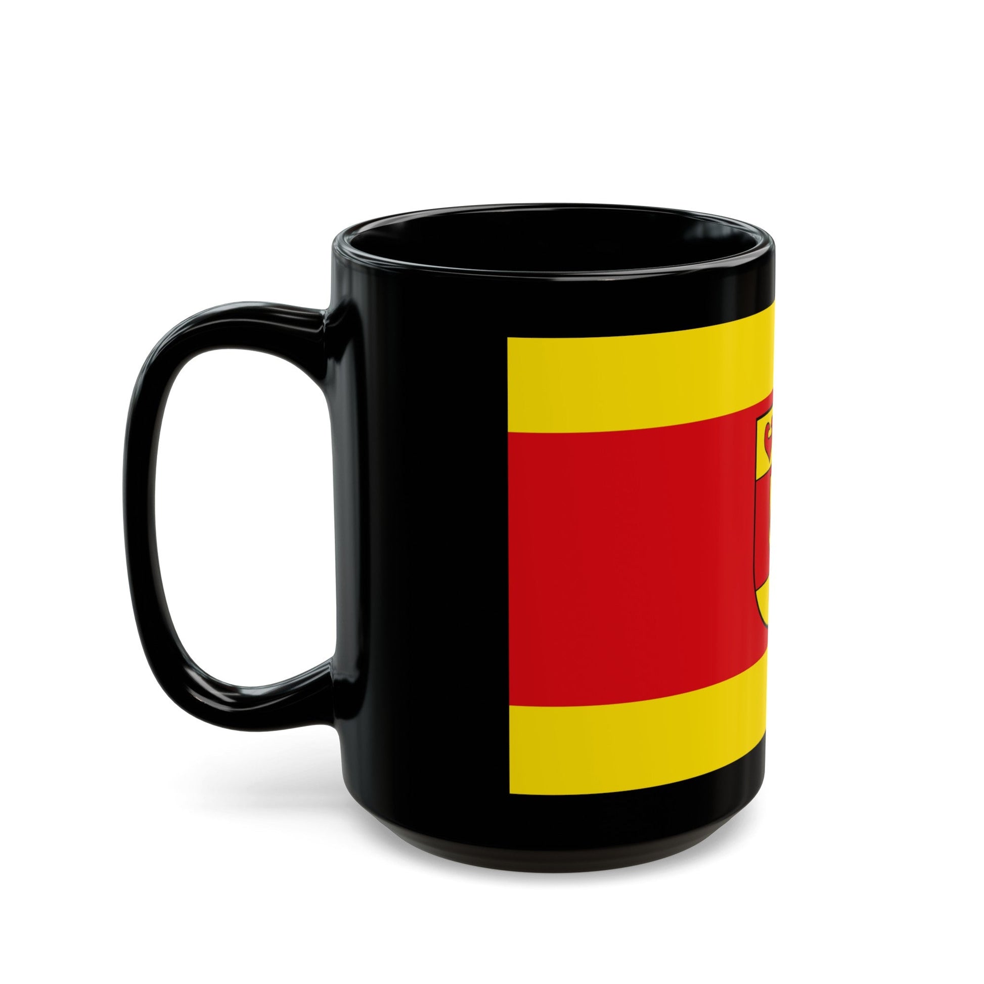 Flag of Steinfurt Germany - Black Coffee Mug-The Sticker Space