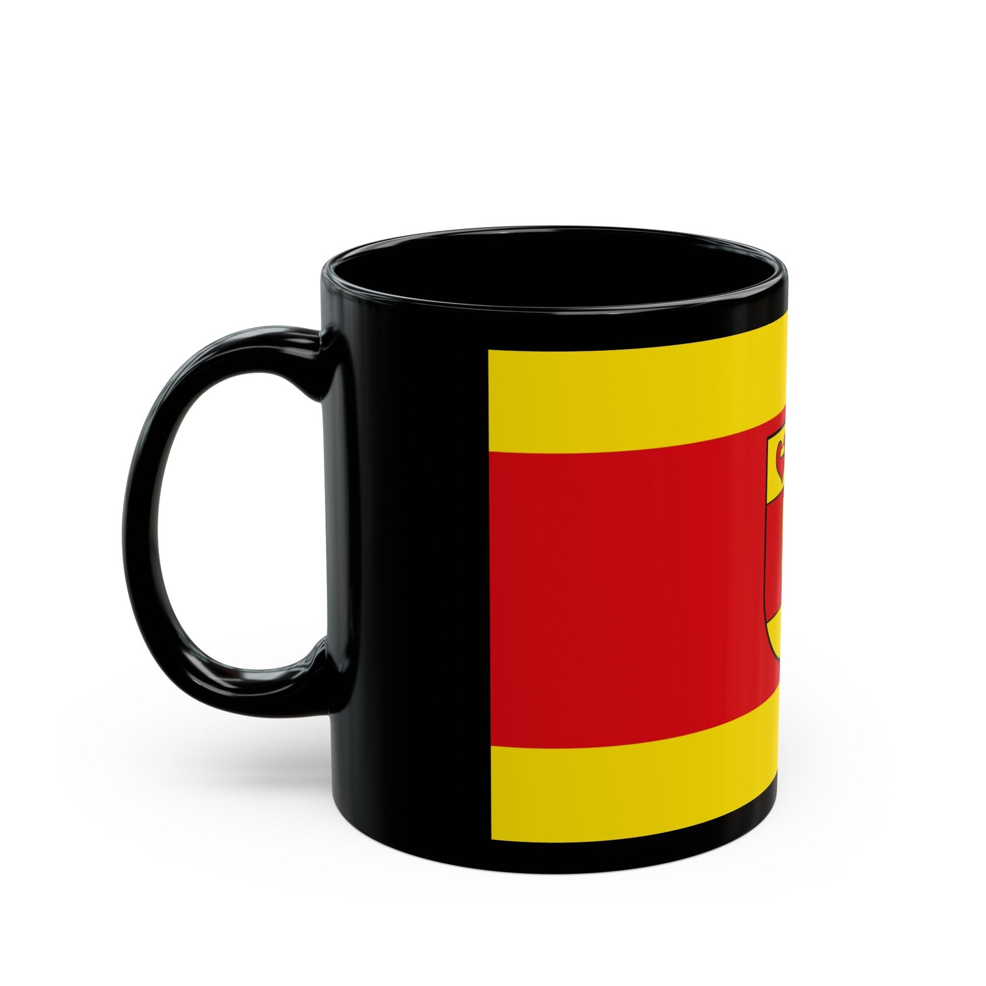 Flag of Steinfurt Germany - Black Coffee Mug-The Sticker Space