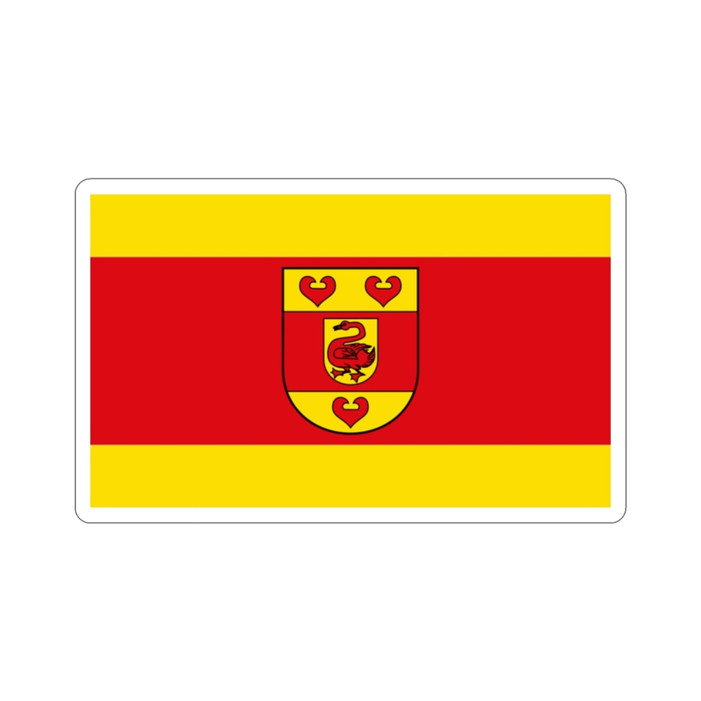 Flag of Steinfurt Germany STICKER Vinyl Die-Cut Decal-2 Inch-The Sticker Space