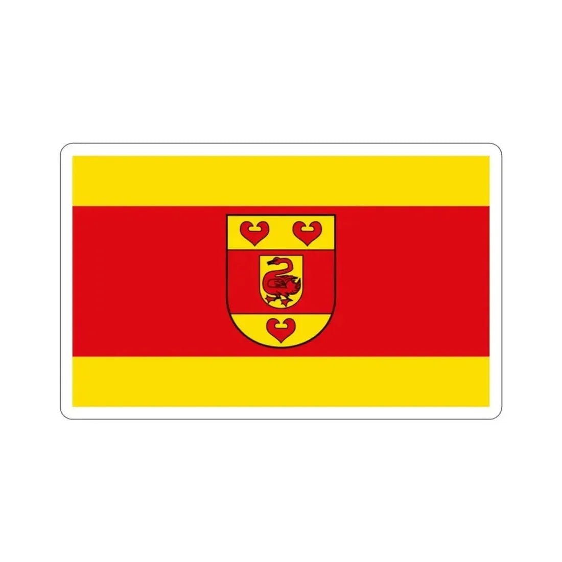 Flag of Steinfurt Germany STICKER Vinyl Die-Cut Decal 2 Inch - The Sticker Space