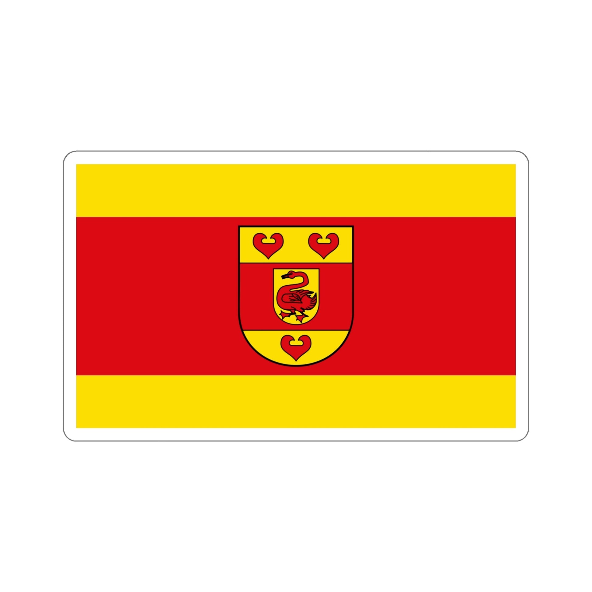 Flag of Steinfurt Germany STICKER Vinyl Die-Cut Decal-6 Inch-The Sticker Space