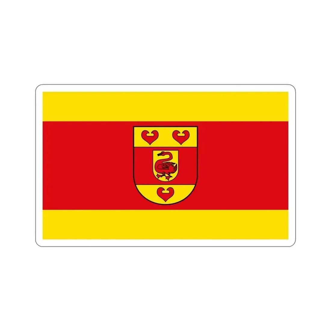 Flag of Steinfurt Germany STICKER Vinyl Die-Cut Decal 6 Inch - The Sticker Space