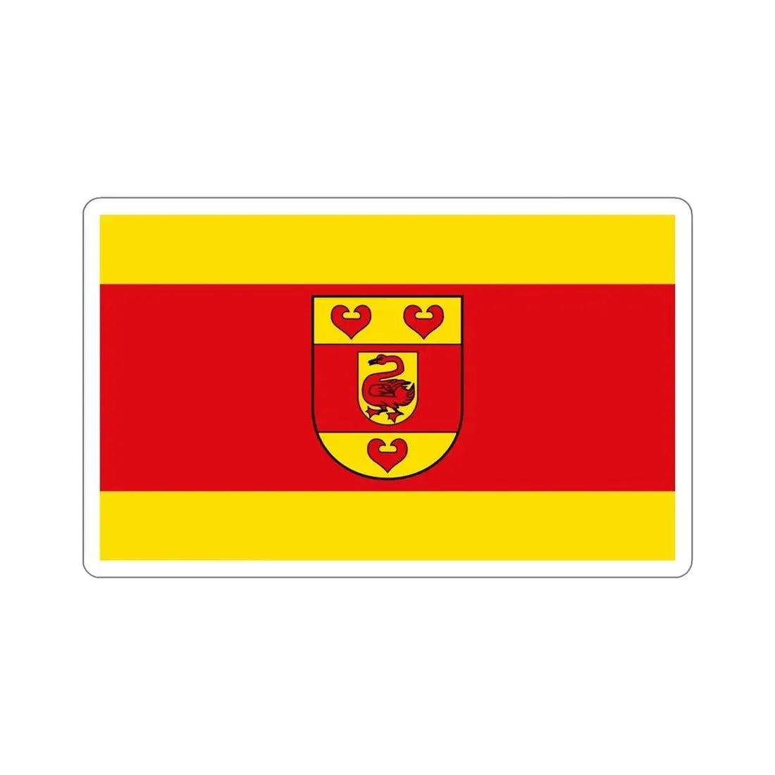 Flag of Steinfurt Germany STICKER Vinyl Die-Cut Decal - The Sticker Space