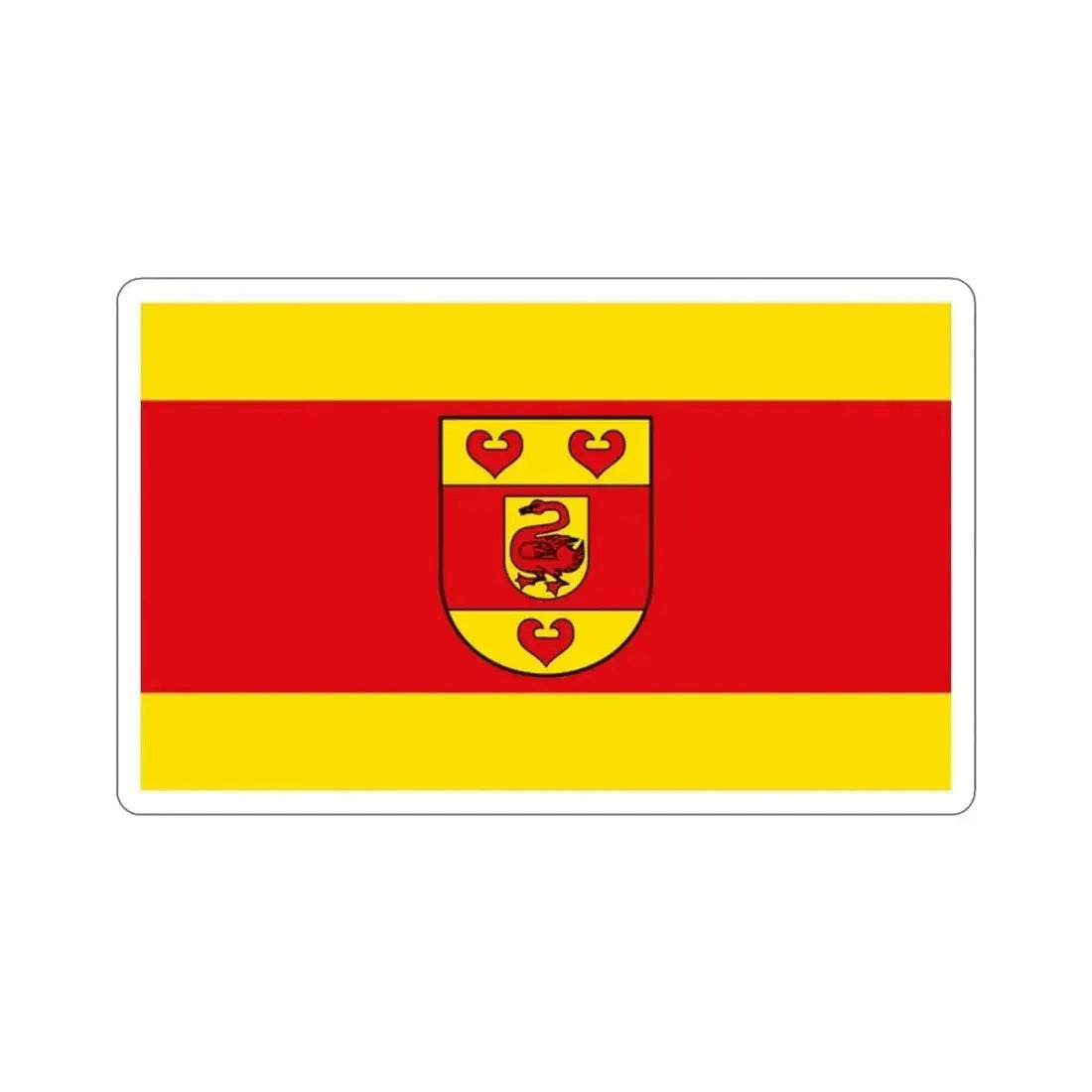 Flag of Steinfurt Germany STICKER Vinyl Die-Cut Decal - The Sticker Space