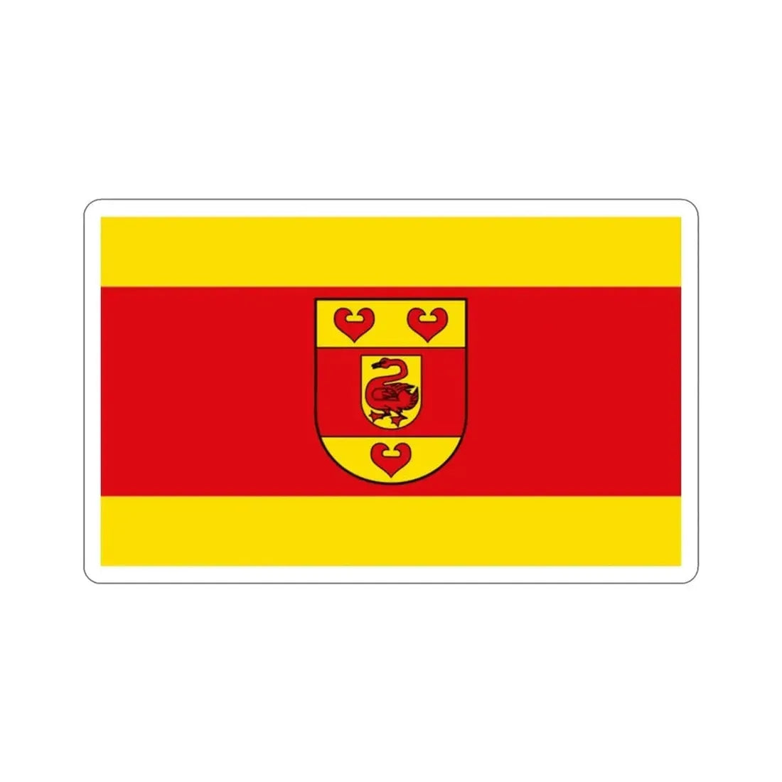 Flag of Steinfurt Germany STICKER Vinyl Die-Cut Decal - The Sticker Space