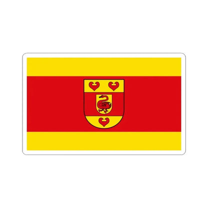 Flag of Steinfurt Germany - STICKER Vinyl Kiss-Cut Decal 3 Inch White - The Sticker Space