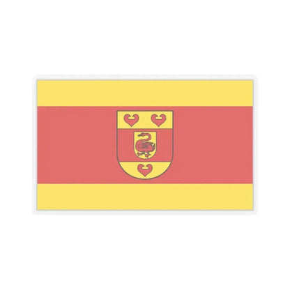 Flag of Steinfurt Germany - STICKER Vinyl Kiss-Cut Decal 6 Inch Transparent - The Sticker Space