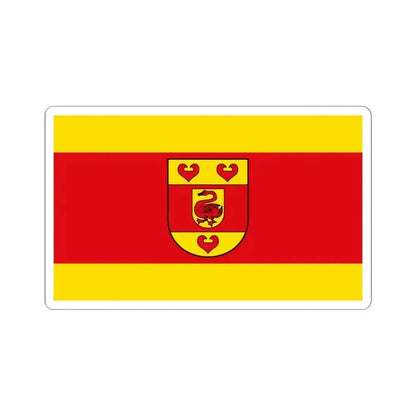 Flag of Steinfurt Germany - STICKER Vinyl Kiss-Cut Decal 6 Inch White - The Sticker Space